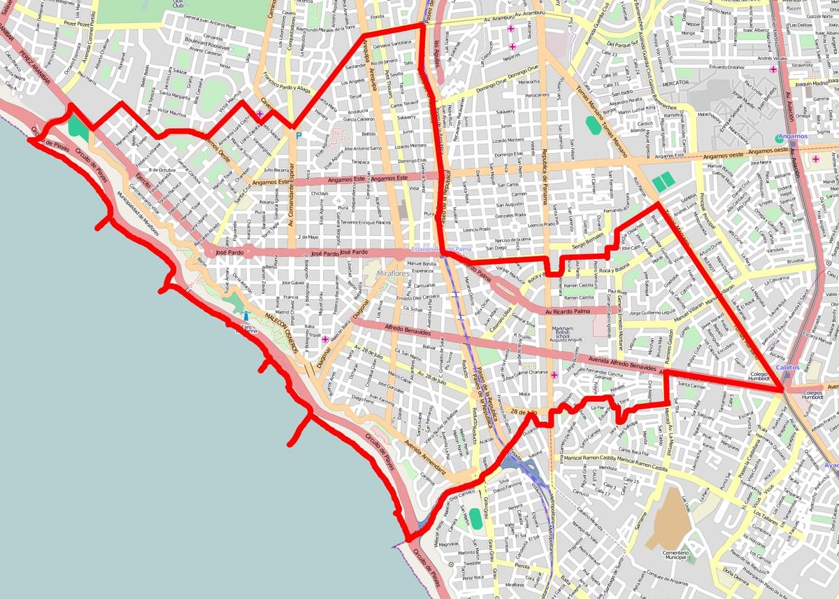 利马米拉弗洛雷斯地图