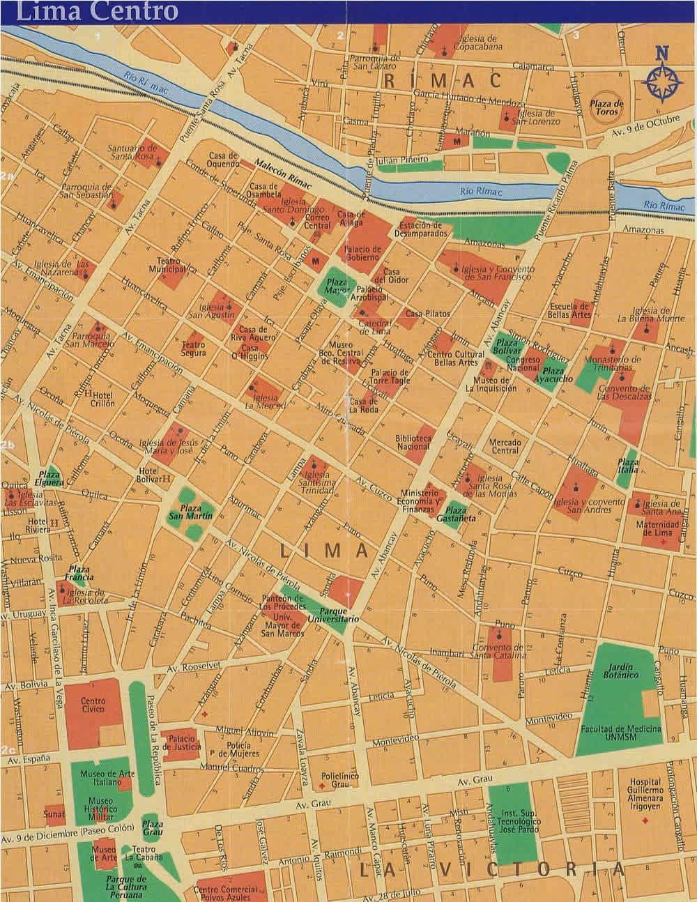 利马城市地图