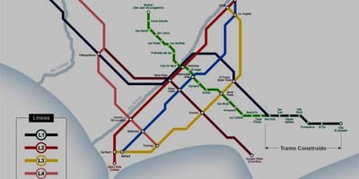 秘鲁首都利马的地铁图